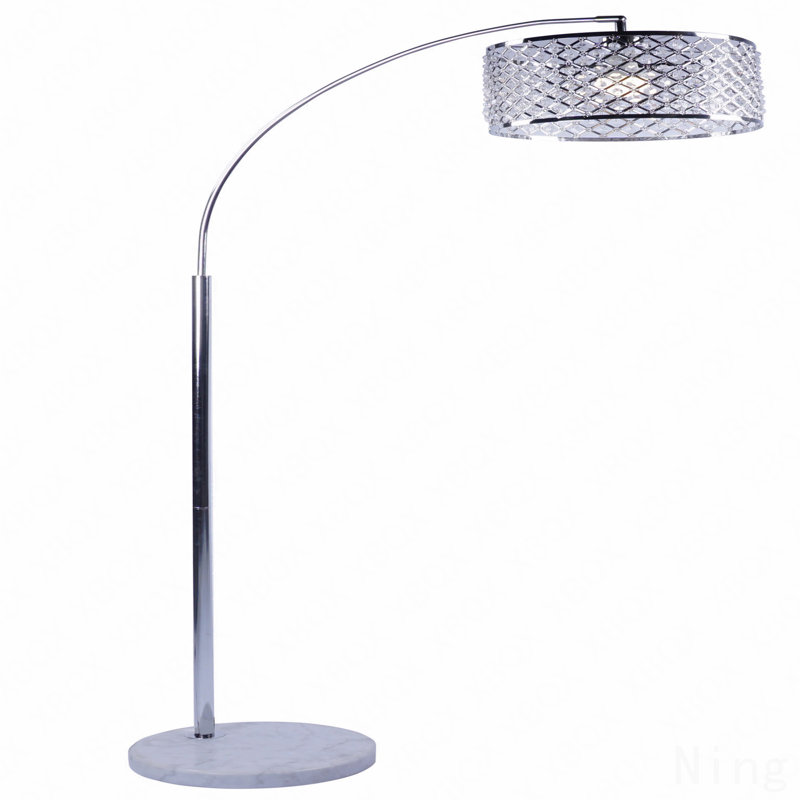 Elegant Crystal Arch Lamp