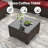 Wicker 6 - Person Modular Patio Conversation Sets with Cushions-168044855-168044852