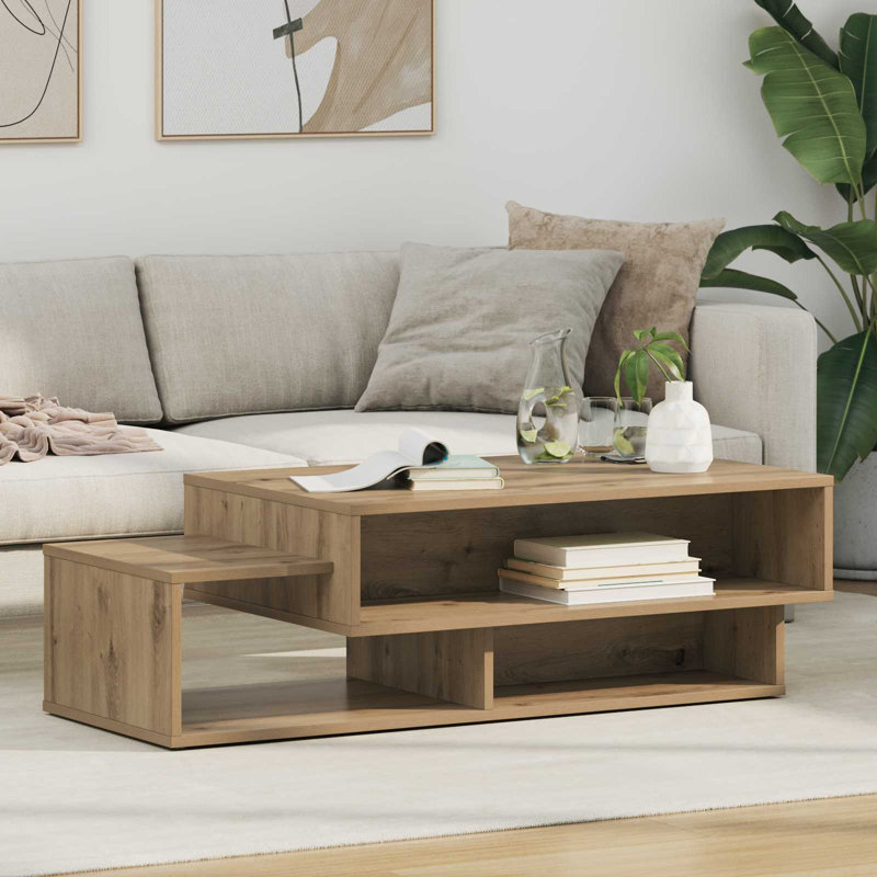 Coffee Table with Storage, Artisan Oak
