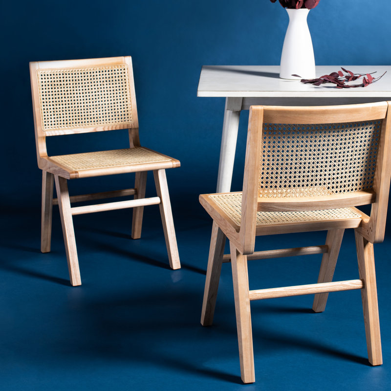 Chaise de salle à manger Atticus Cane, Naturel