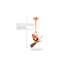 16" Jarold Directional 3 - Blade Ceiling Fan with Wall Control-1427906237