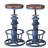 Antique Industrial Round Bottom Adjustable Height Cafe Retro Hydrant Stylish Water Pipe Design Pub Kitchen Bar Stool-426026925-412983540