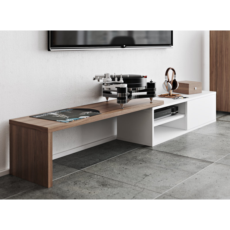 Phillips TV Stand for TVs up to 49", Concrete Grey/Black