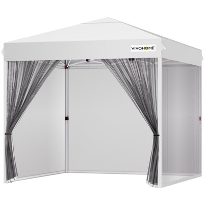 Outdoor Steel Easy Pop-Up Tent with Mosquito Netting