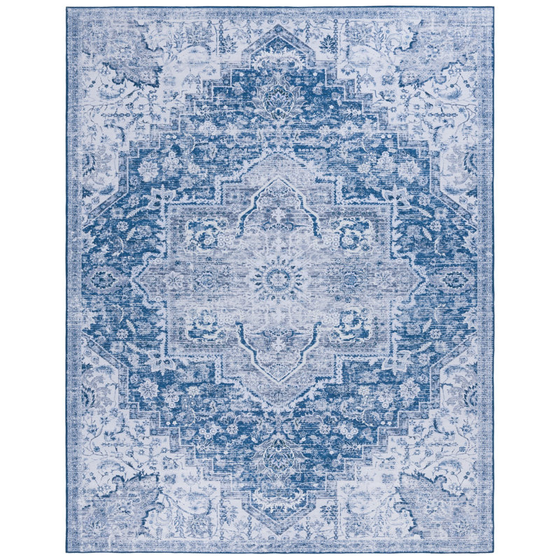 Pashen Performance Machine Washable Oriental Rug, Rectangle 6' x 9'