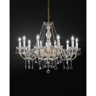 Novara 10 - Light Candle Style Chandelier