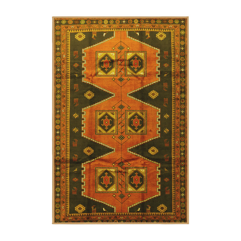 Laroya Washable Oriental Indoor Rug, Rectangle 2' x 3'
