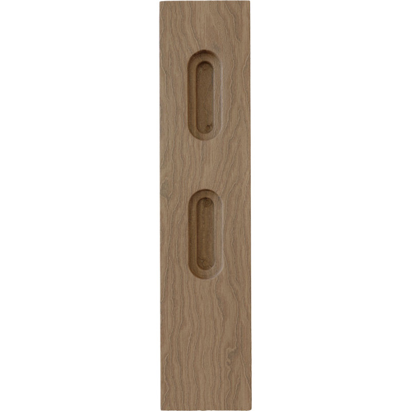 Support olympique en bois, Acajou, H 8 po x l 1,75 po x P 8 po