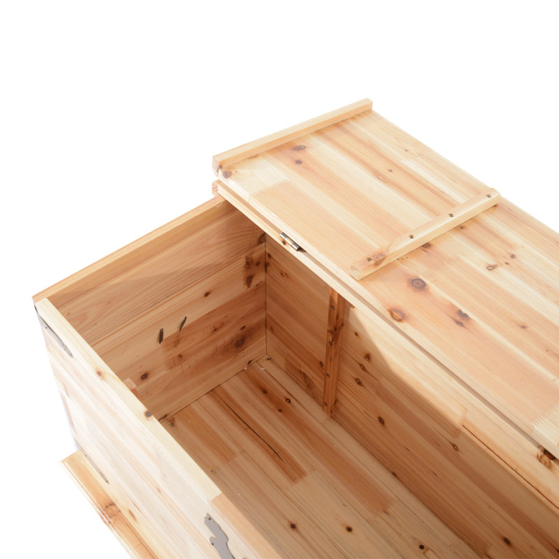 Coffre de rangement en bois Garrett