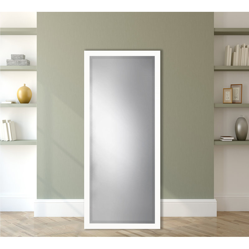 Miroir pleine grandeur brillant Vaxhide, H 69 po x l 28,5 po