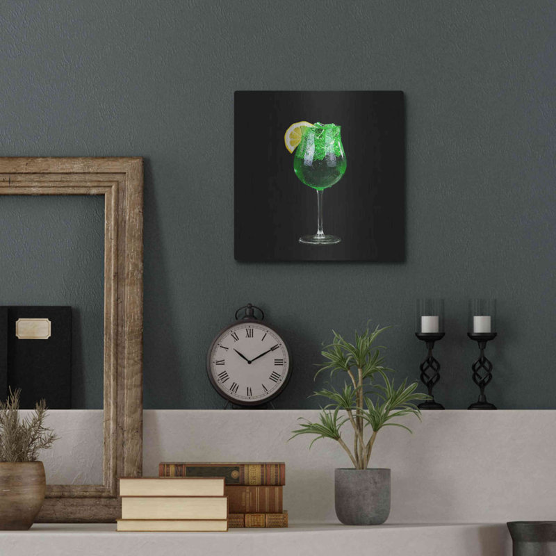 «Green Shamrock», art mural en métal, H 12 po x l 12 po
