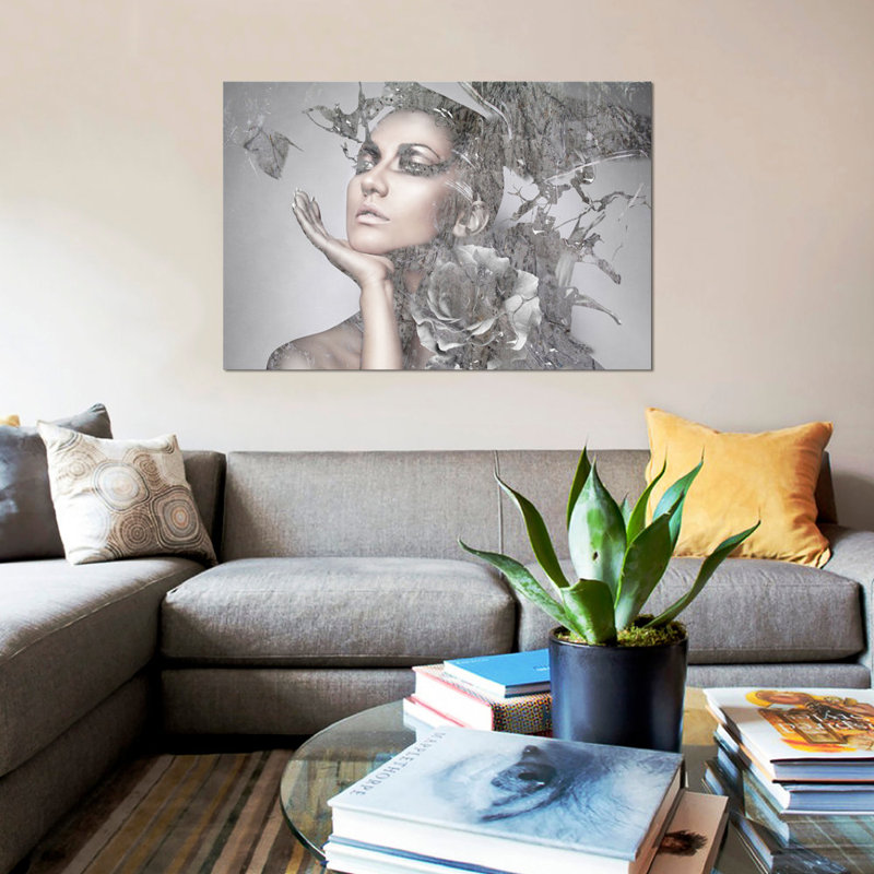 « cool grey », reproduction d’impression sur toile, H 12 po x l 18 po x P 1,5 po