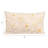 Cotton Slub Lumbar Pillow With Tufted Flowers