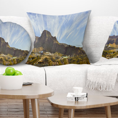 Lever de soleil sur le parc national du Teide - coussin décoratif imprimé paysage