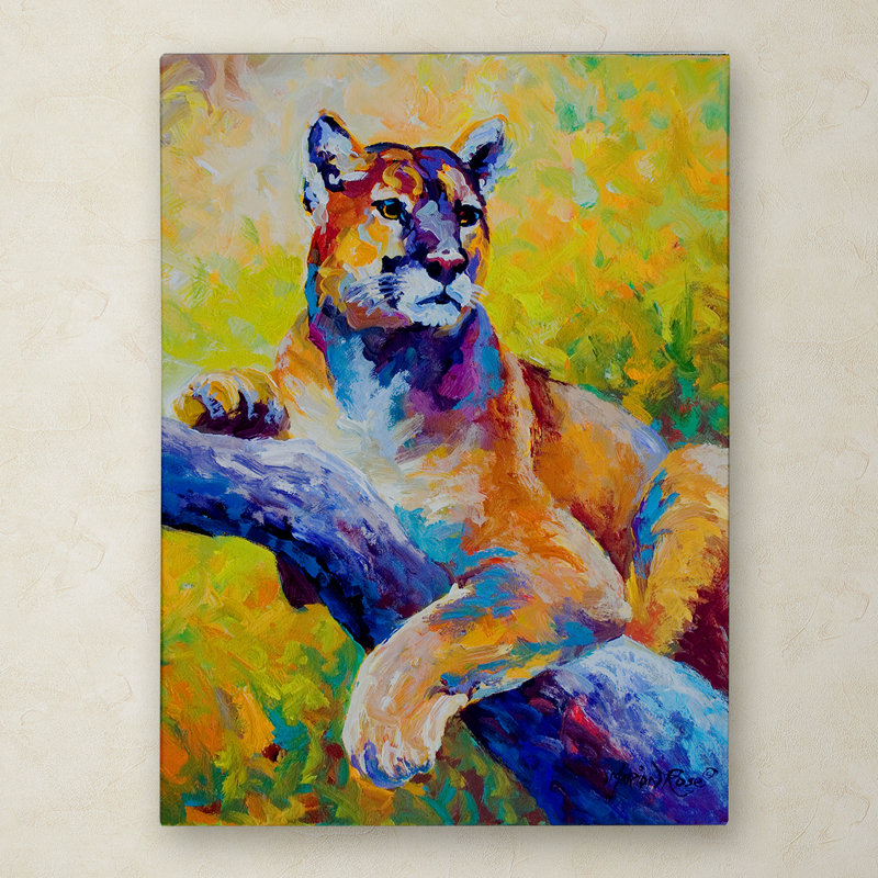 «Cub» par Marion Rose - reproduction sur toile, H 19 po x l 14 po x P 2 po
