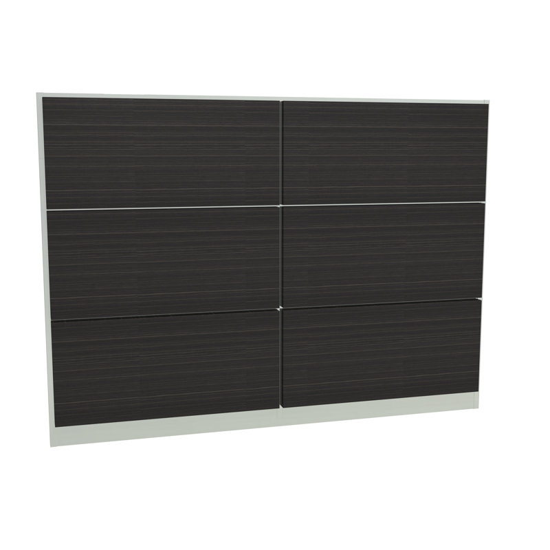 Euclid Headboard, Double (4'6), Silver