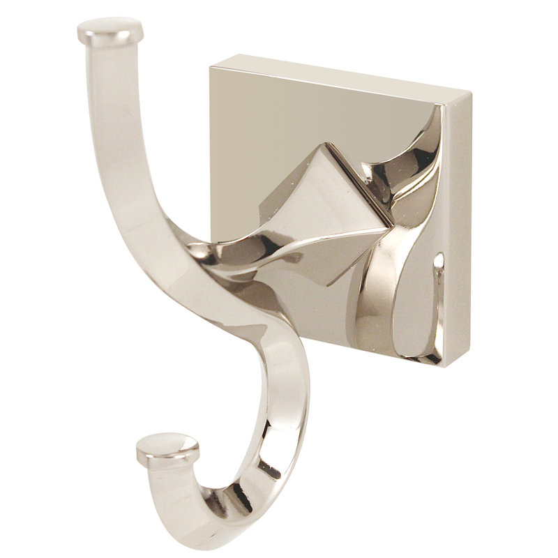 Single Robe Hook, Polished Nickel