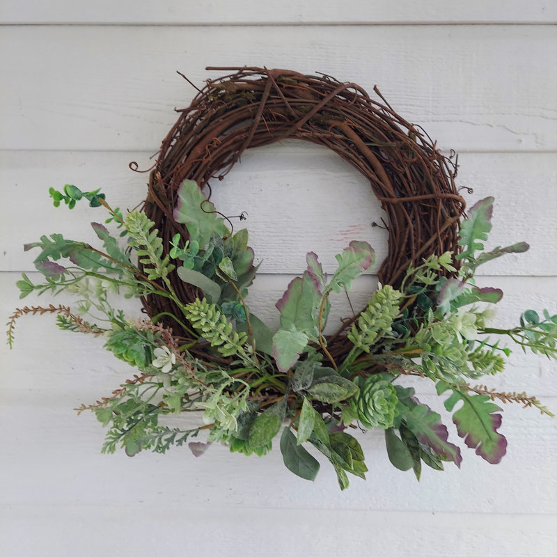 Handcrafted Faux 17'' Wreath