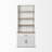 Erial Solid Wood Drawers Bookcase