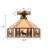 Attamore Glass Flush Mount