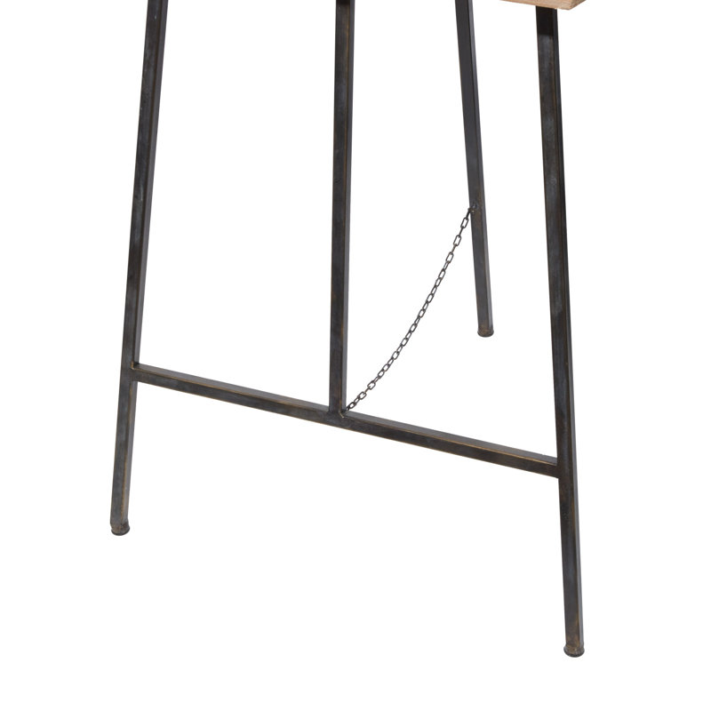 Golnar Black Metal Large Free Standing Adjustable Display Stand Easel, 66.25" H x 21" W x 19.13" D