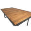 Caribou Rectangular Acacia Solid Wood Outdoor Dining Table - 200 cm W 100 cm D
