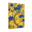 Plantes et fleurs Fleurs bleues sur fond doré avec des branches d'arbres-1990108054-1990108049-1990108048