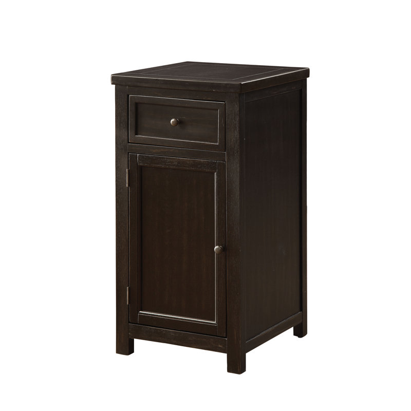 End Table, Antique Black