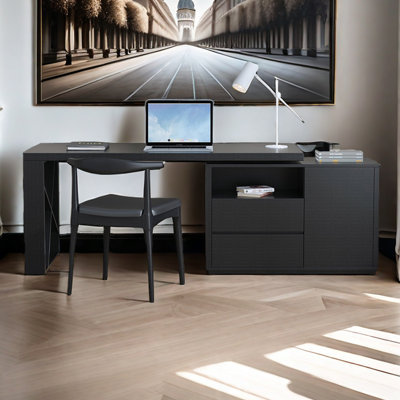 Bureau d'ordinateur moderne rotatif