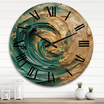 Horloge murale en bois massif Margulies