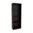 Home Tall Elegant 4-Shelf Bookcase Kronos, Open Storage, Stained Walnut