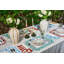 Jardin Embroidered Linen Scalloped Stripe Napkins-2032981009