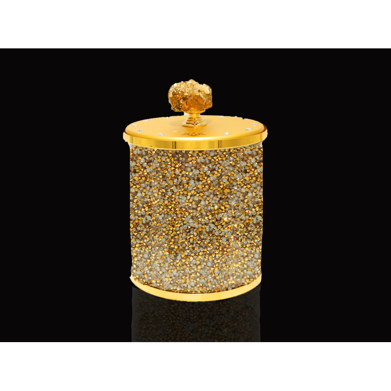 4.5'' H Crystal Tabletop Votive Holder with Candle Included