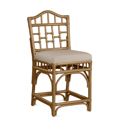 Chippendale Upholstered Counter Stool