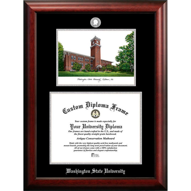 Cadre photo de l’université de washington state, 11 po x 14 po