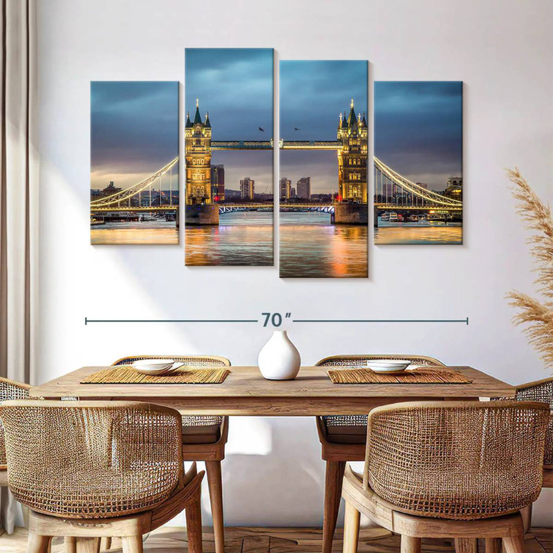 Lilie Bright Tower Bridge, H 42 po x l 68 po