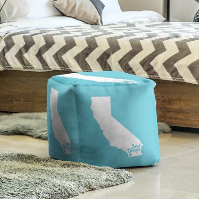 Repose-pieds cube san diego californie