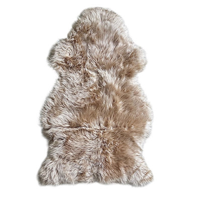 1 Pelt Genuine Sheepskin Rug 2x3 Ft