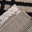 Tapis noir à rayures géométriques Leana-1657286684