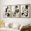 ABSTRACT Series CCCLXXXI  -Custom Framed  Premium Print W Matt - 3 Pieces