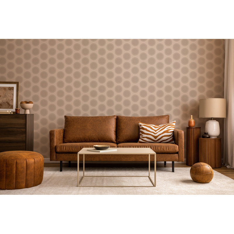 Sunburst - Ceramic Pink Wallpaper