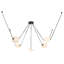 Mineral 5-Light Brass dimmable LED Chandelier-1670624191-1670624190