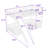 Twin Over Twin Metal Bunk Bed With Slide, Convertible Loft Design And Safety Guardrail-1649801297