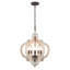 Luminaire suspendu de style lustre géométrique à 5 lumières de style campagnard Sotion pour îlot de cuisine Sotion-1178753909