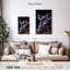 Pieuvre mauve dansant Brampt-108560405
