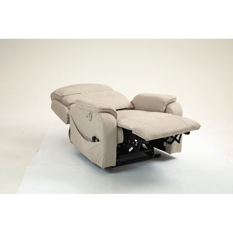 Electric Lift Chair, Flat High Density Foam Electric Sofa, With Heating And Massage Functions, White