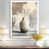 White Picture Framed