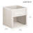 mDesign Fabric Baby Nursery Storage Cube with Front Window-363231749-363231748
