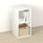 2-Cube Bookcase, Thick Frame, Black Dark Oak-119847680-120436672