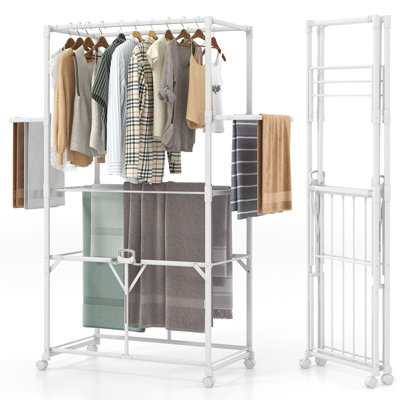86cm Rolling Clothing Rack
